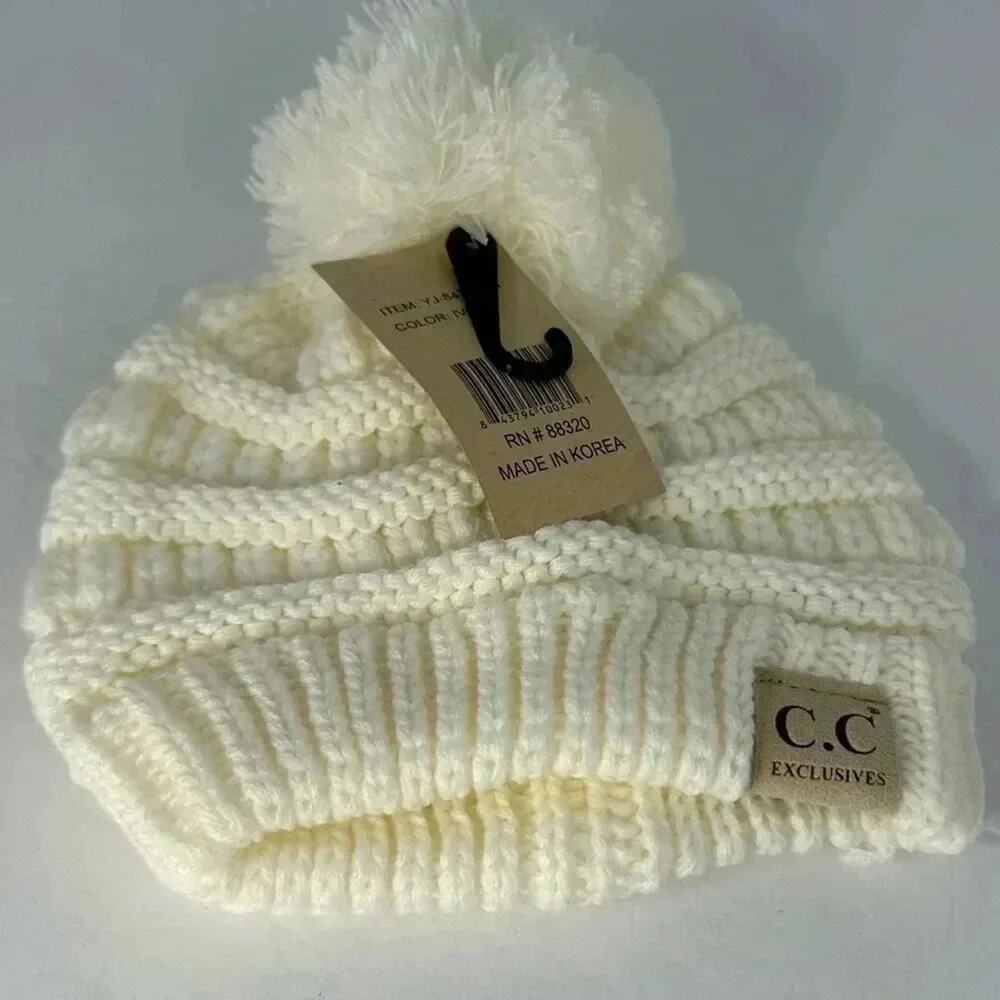 CC Knit Beanie for kids NWT